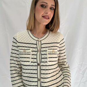 Cardigan Pisa Bianco 1