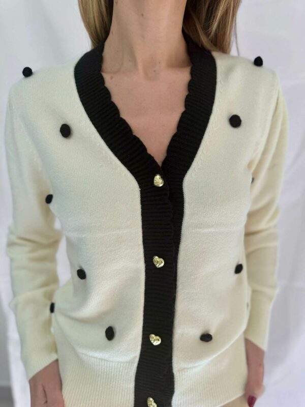 Cardigan Pois Panna 2