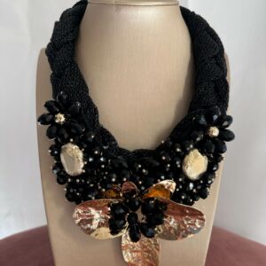 Collana Fiore Nero