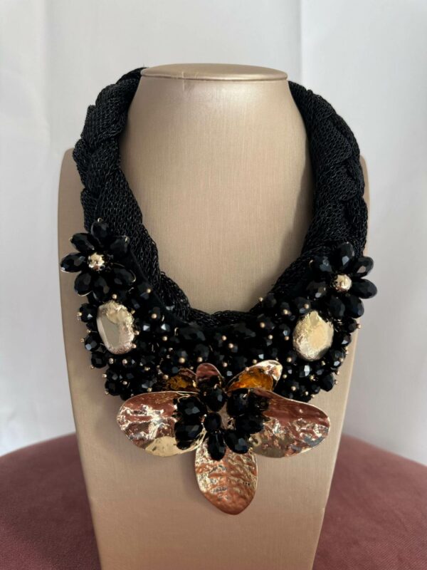 Collana Fiore Nero