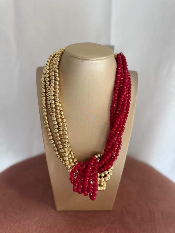 Collana Oro e Rossa