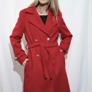 Cappotto Glamour Rosso