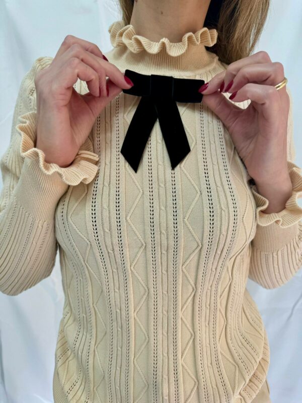 Maglione Fiocco Crema 2