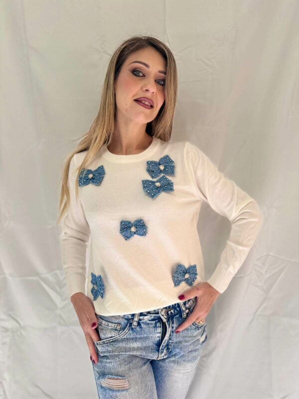 Maglione Fiocco Jeans - Linea Francese 2