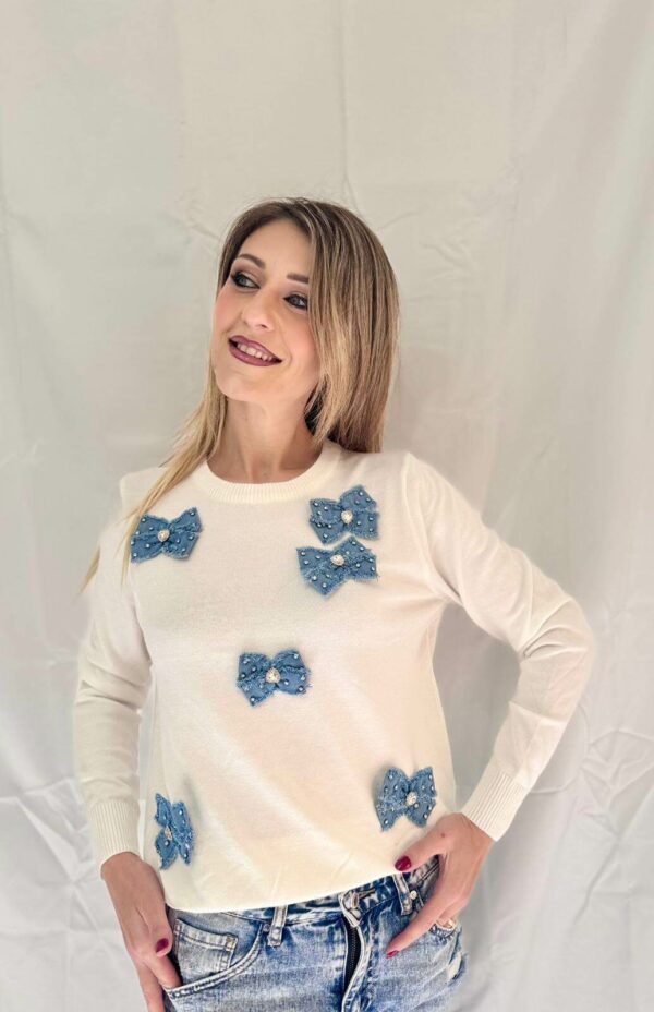 Maglione Fiocco Jeans - Linea Francese