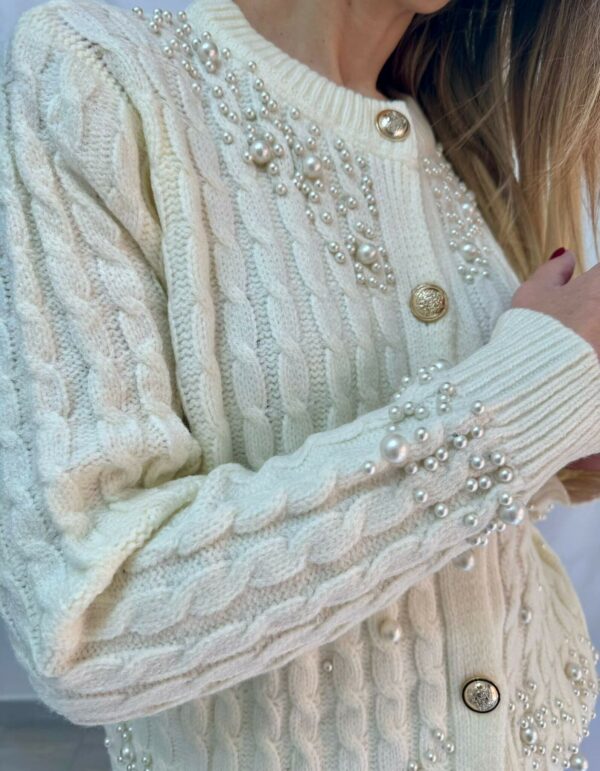 Maglione Milano Panna Dettaglio 1