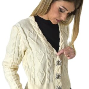 Cardigan Gioiello Panna